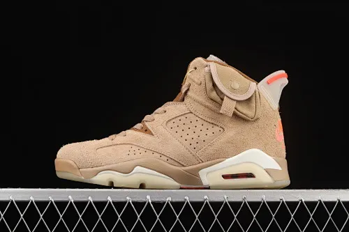 All categories Air Jordan Jordan series basketball shoes Air Jordan 6 G version Travis Scott x Air Jordan 6 "British Khaki" AJ6 Joe 6 Khaki DH0690-200